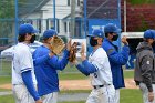 Baseball vs CGA  Wheaton College Baseball vs Coast Guard Academy during game one of the NEWMAC semi-finals playoffs. - (Photo by Keith Nordstrom) : Wheaton, baseball, NEWMAC